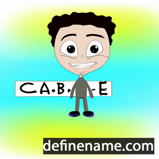 Caeleb cartoon