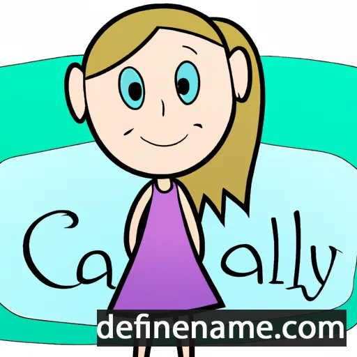 Caeley cartoon