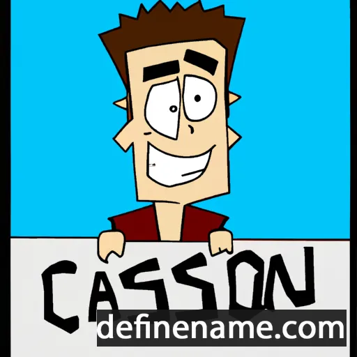 cartoon of the name Caeson