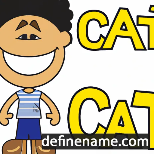 cartoon of the name Cafu