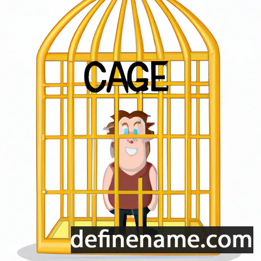 Cage cartoon