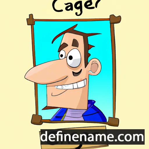 cartoon of the name Cager