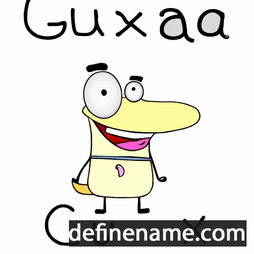 cartoon of the name Caguax