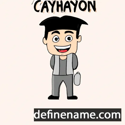 cartoon of the name Cahyono