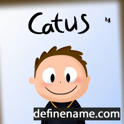 cartoon of the name Caïus