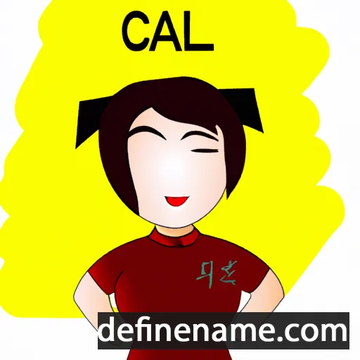 cartoon of the name Cai