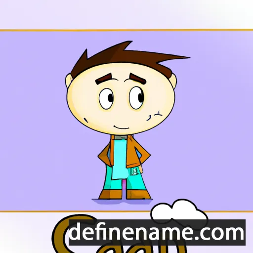 cartoon of the name Caian