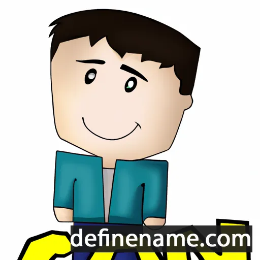 cartoon of the name Caian