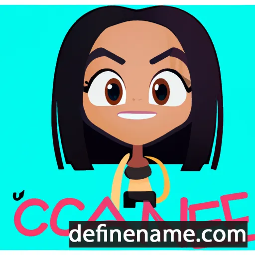 cartoon of the name Caiane