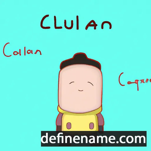 cartoon of the name Caijuan