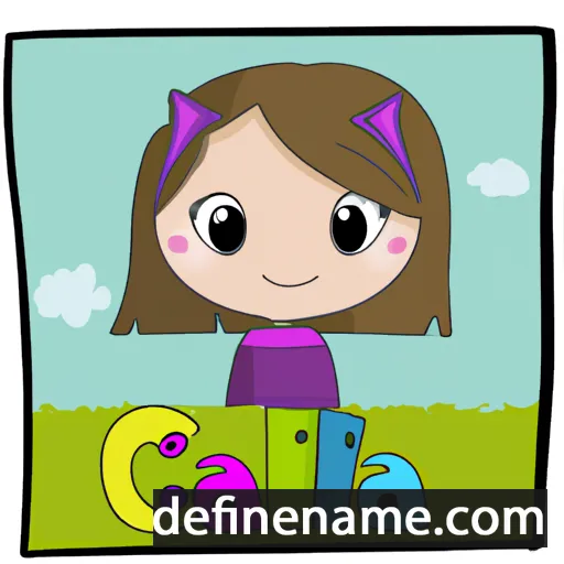 cartoon of the name Caila