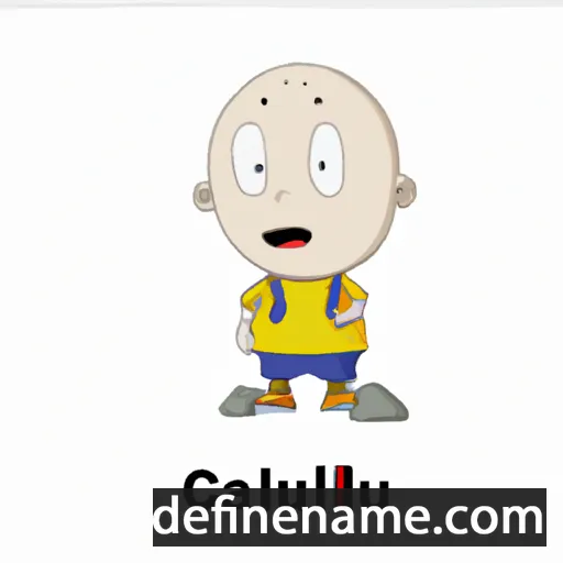 cartoon of the name Caillou