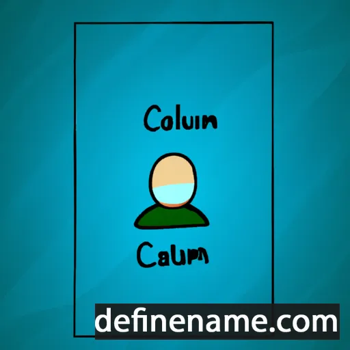 cartoon of the name Cailum