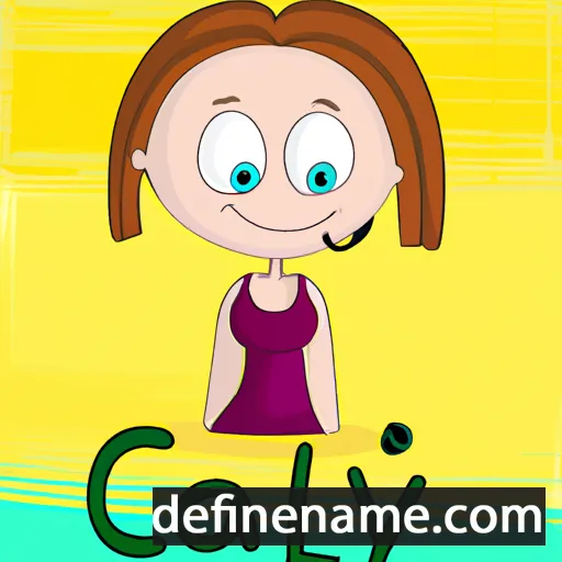 cartoon of the name Caily