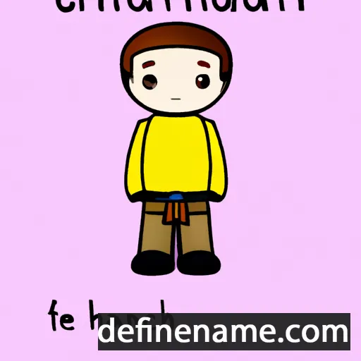 cartoon of the name Cainhannoch