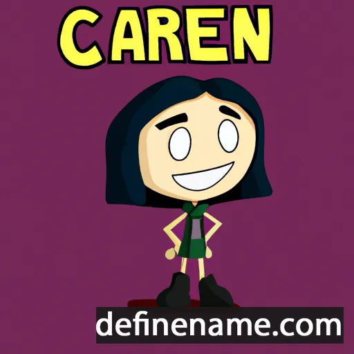 cartoon of the name Cairenn