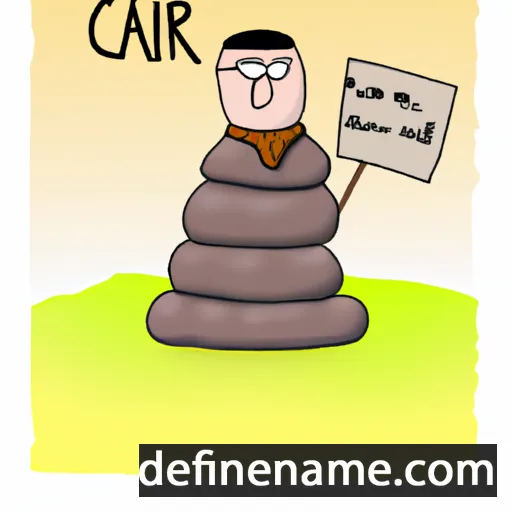 cartoon of the name Cairn