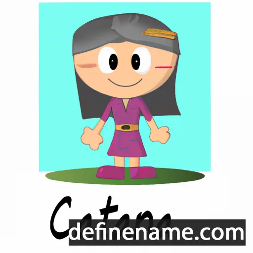 Caitana cartoon