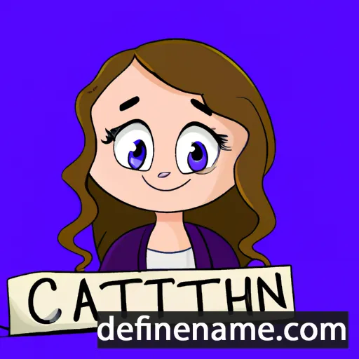 cartoon of the name Caitelyn