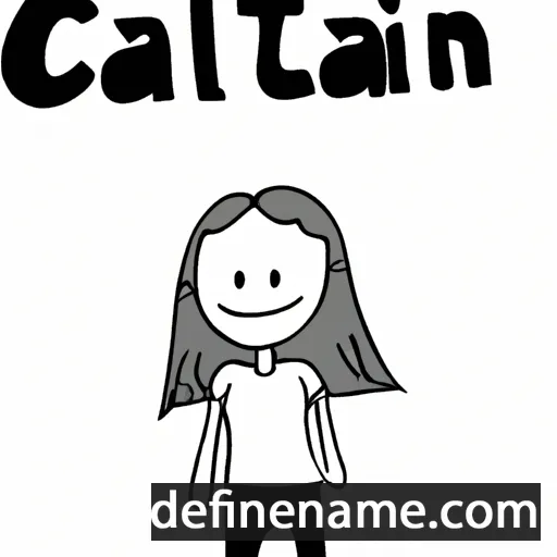 Caitlen cartoon