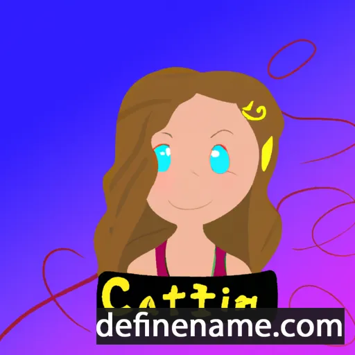 cartoon of the name Caitlynn