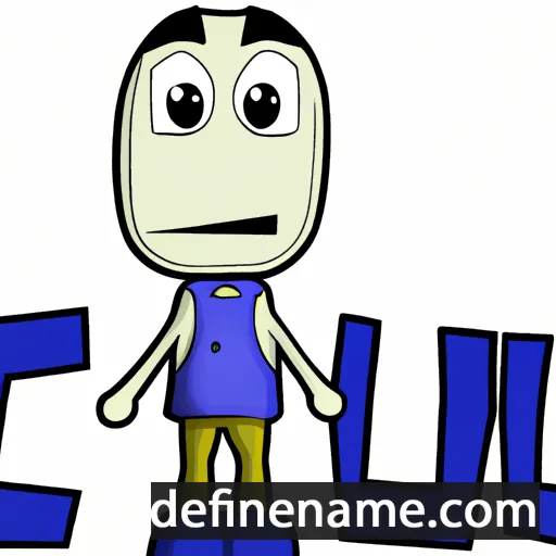 cartoon of the name Caiu