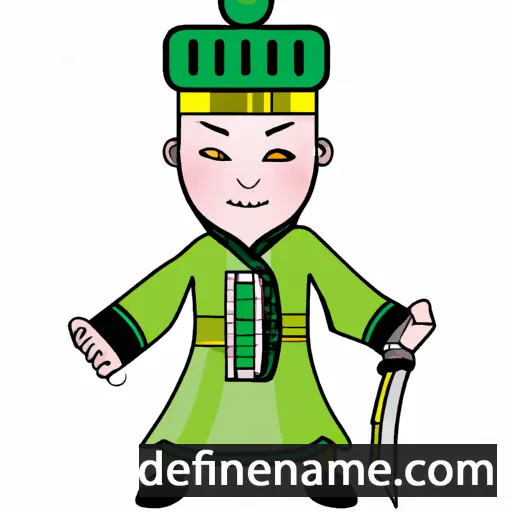 cartoon of the name Caizhong