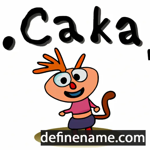 cartoon of the name Cajka