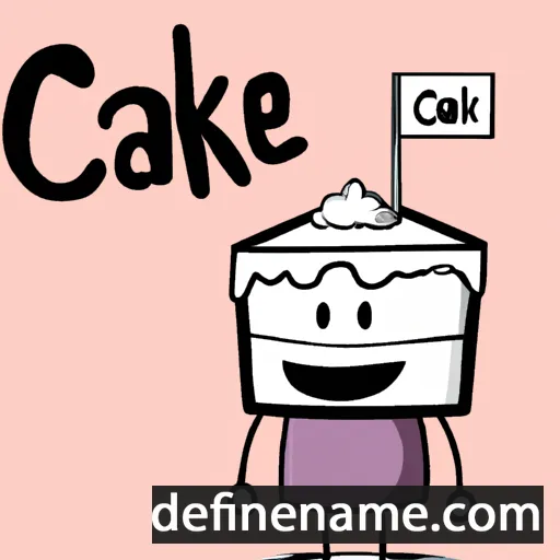 Cake cartoon