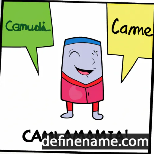 cartoon of the name Calaminag