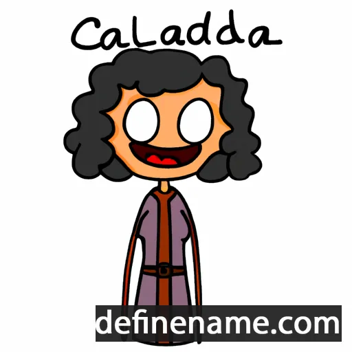 cartoon of the name Calandra