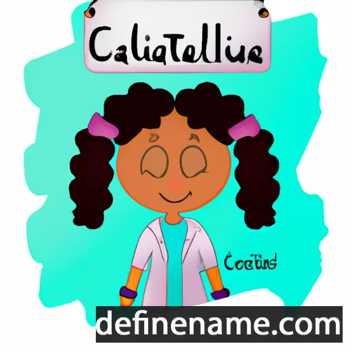 Calantha cartoon