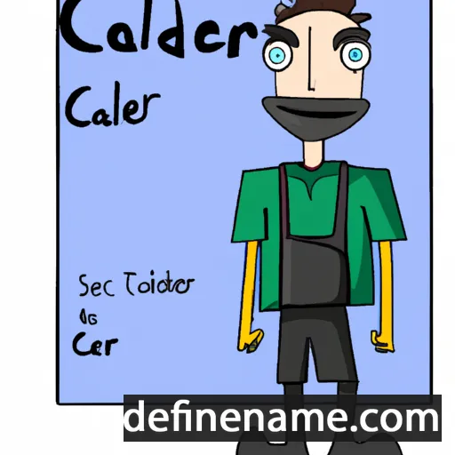 cartoon of the name Calder