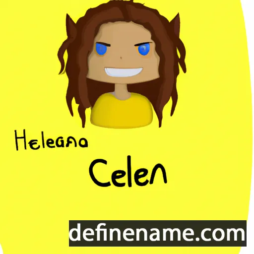 cartoon of the name Caleena