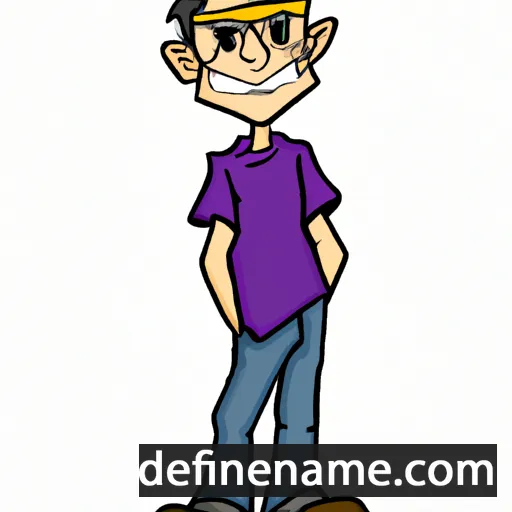 cartoon of the name Calem