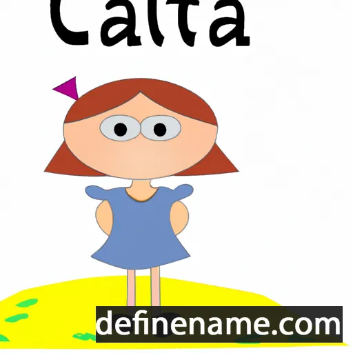 cartoon of the name Caletta