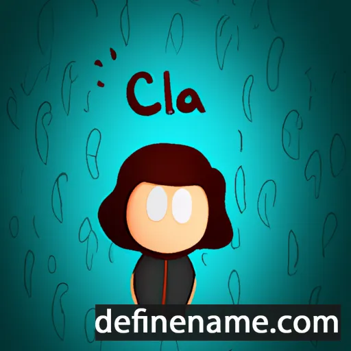 cartoon of the name Calia