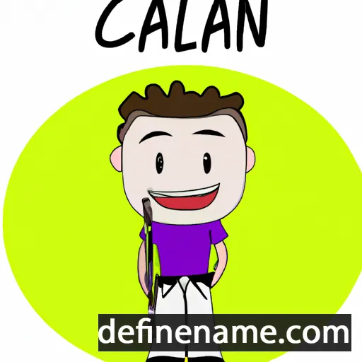 cartoon of the name Calihan