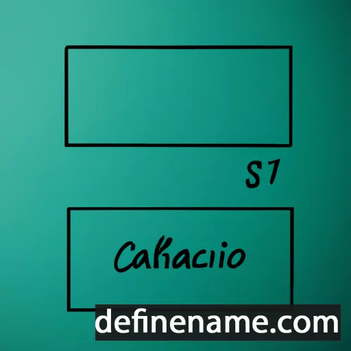 cartoon of the name Calinic