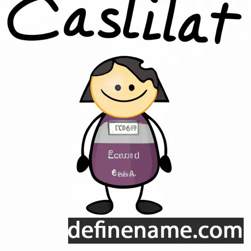 cartoon of the name Calist