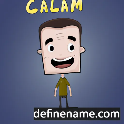 cartoon of the name Callam