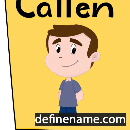 cartoon of the name Callen