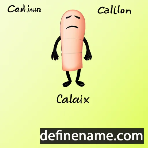 cartoon of the name Callianax