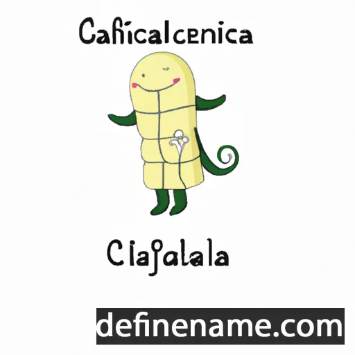 Calligenia cartoon