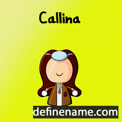 cartoon of the name Callinica