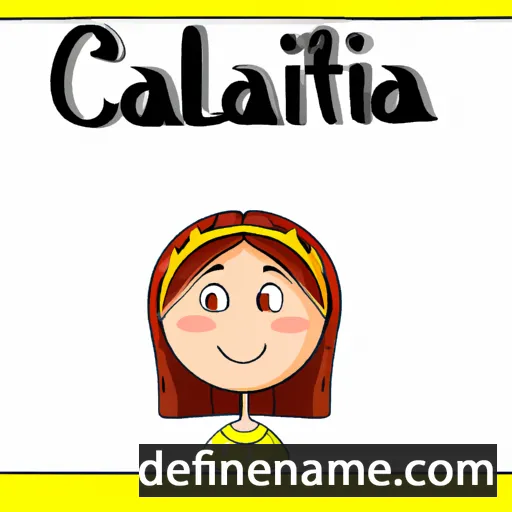 Callinta cartoon