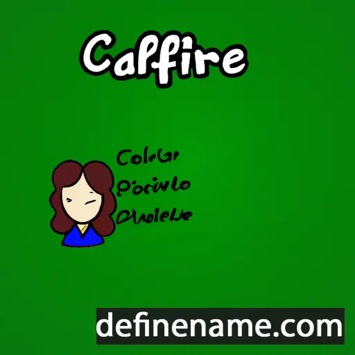 cartoon of the name Callirrhoé