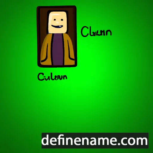 cartoon of the name Callwen