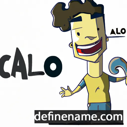 cartoon of the name Calo