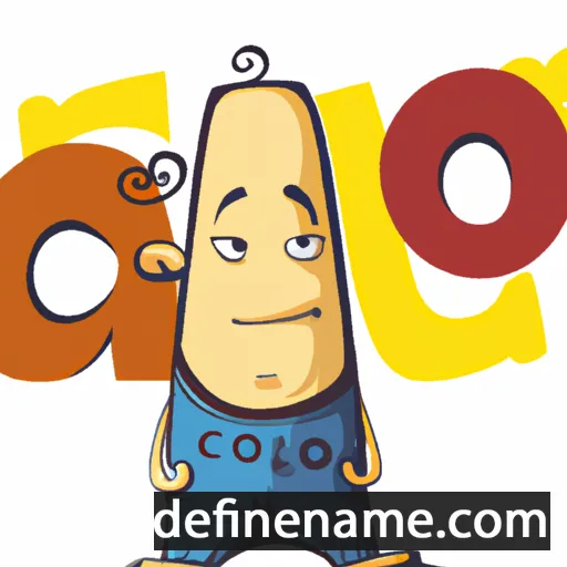 cartoon of the name Calo